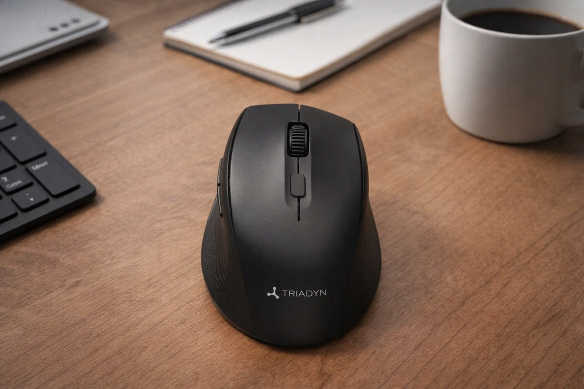 New Wireless Office Mouse Triadyn NESO 2.4GHz 1600DPI Black Packaging status original
