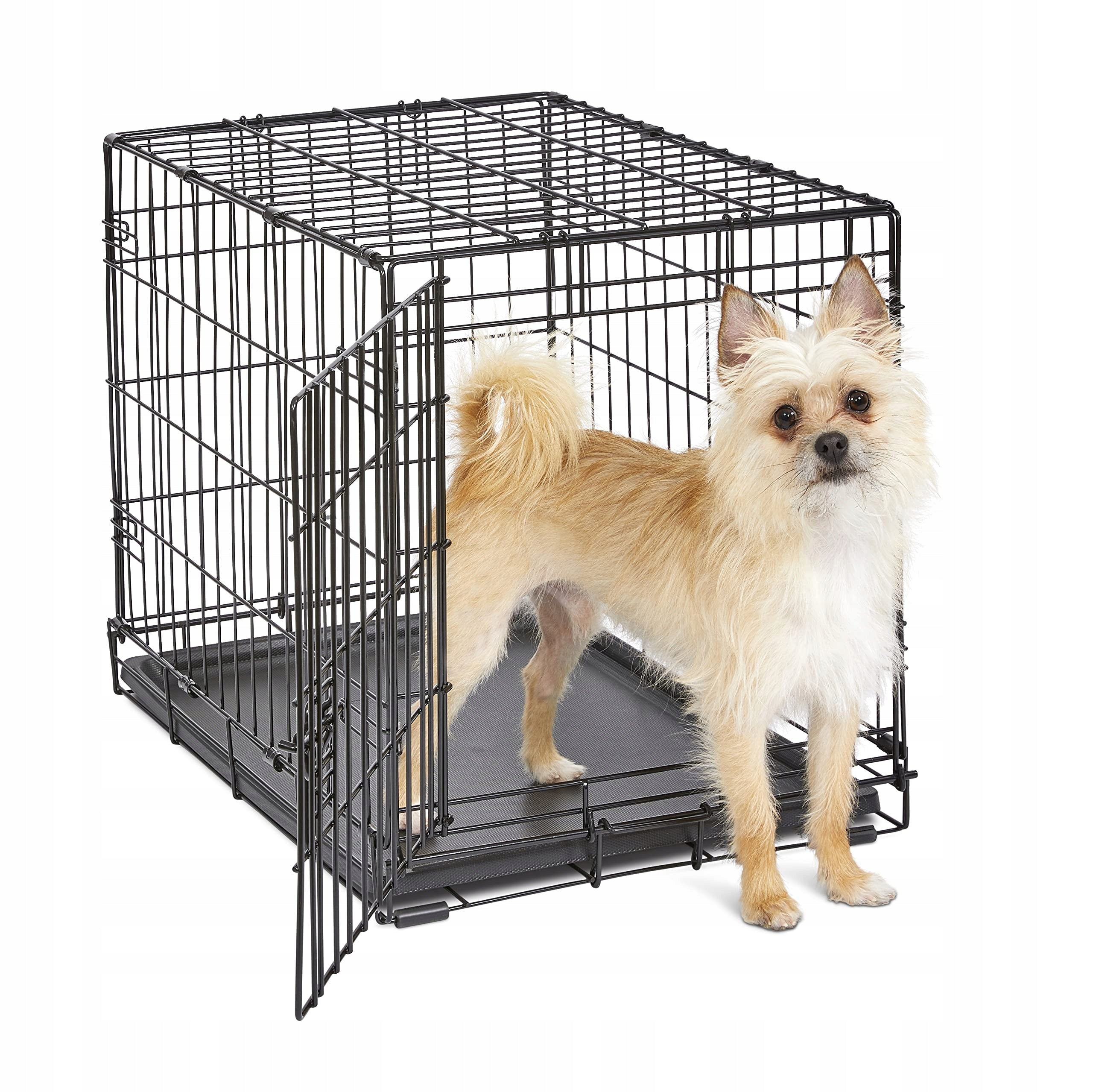 New World Folding Metal Dog Cage Single Door 63x46x49