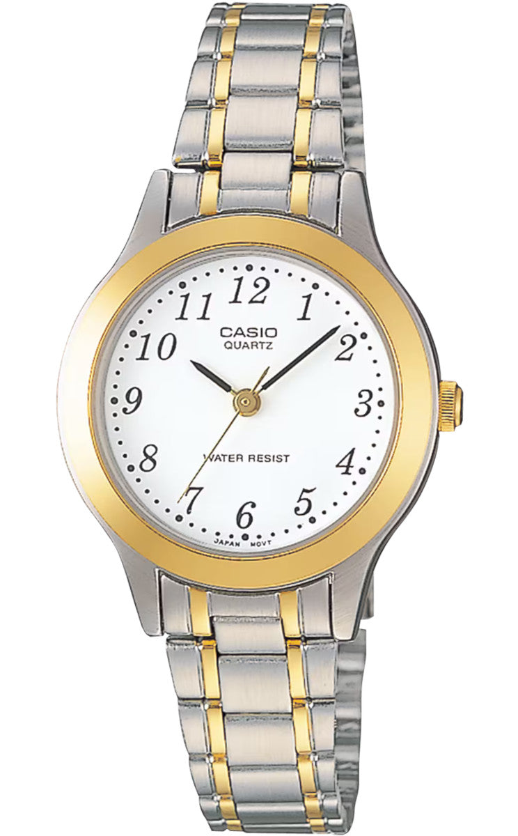 New classic women's watch Casio LTP-1263PG Bicolor + Box