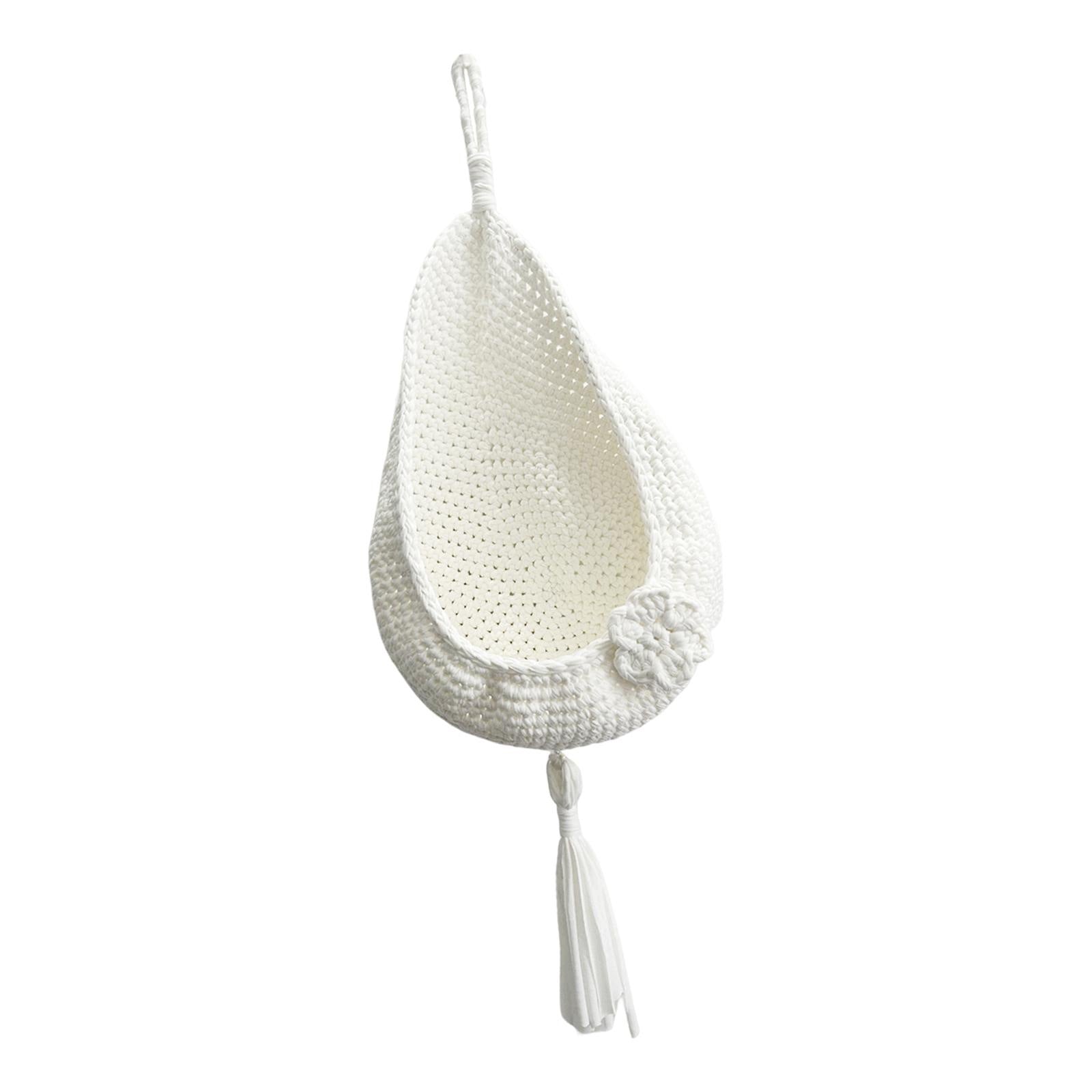 Newborn Hammock Photography Props Soft for Party Ornament Christmas White