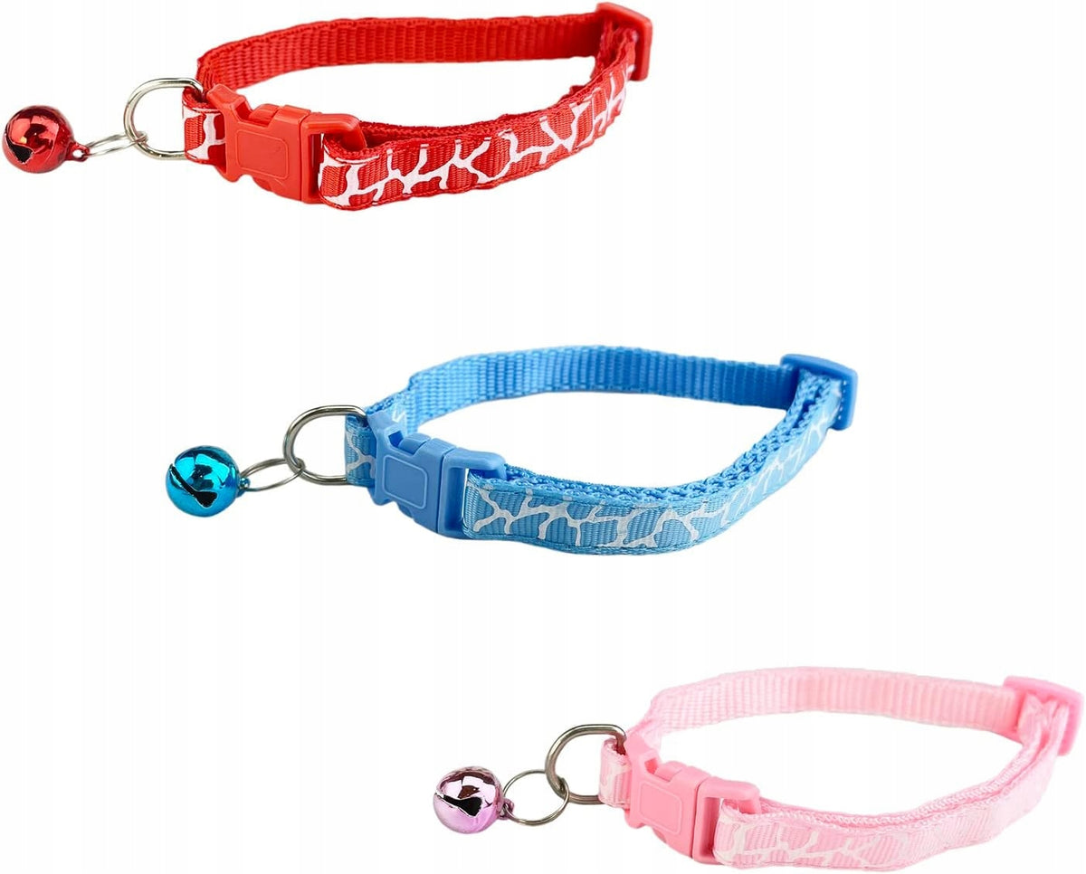 Newtensina 3 Pcs Cat Collar with Bells