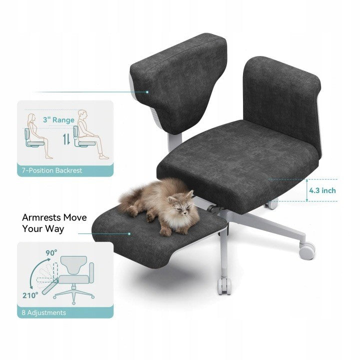 Newtral Freedom-X-FB Office Chair Ergonomic Black With Multi-Position Packaging status original