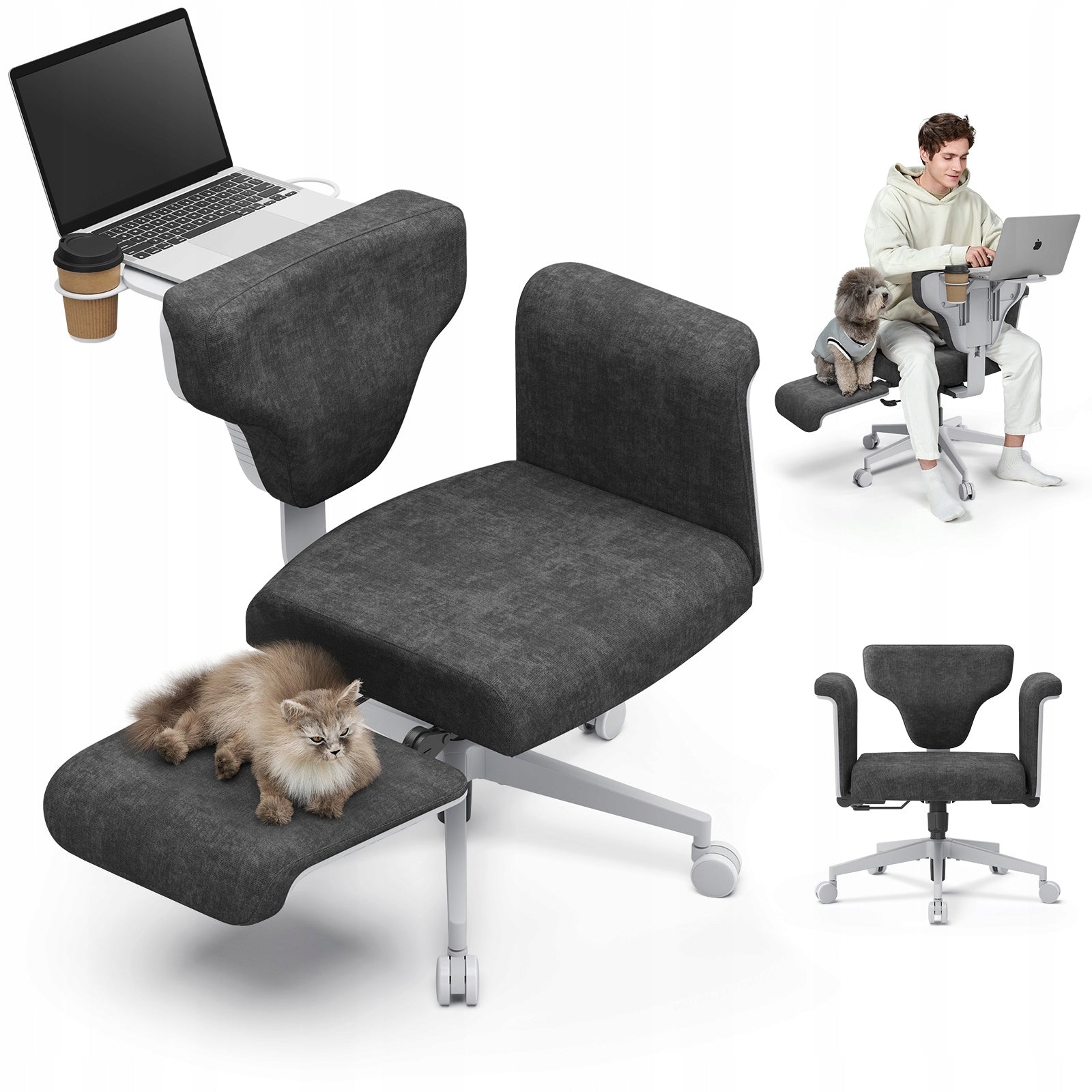 Newtral Freedom-X-FB Office Chair Ergonomic Black With Multi-Position