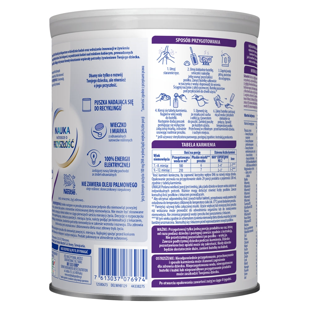 Next milk NAN EXPERTPRO HA 2 powder over 6 months 800 g Medical device no