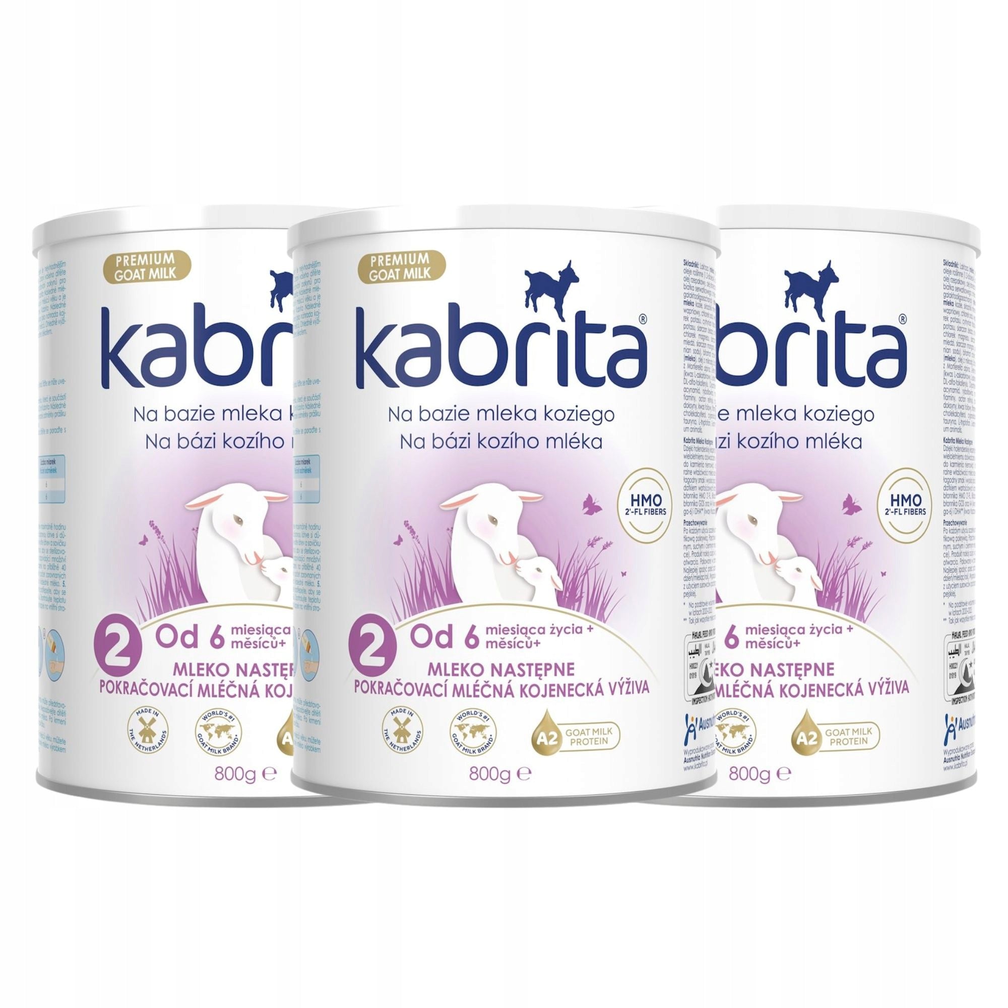 Next milk from HMO based on goat's milk 6-12m 800gx3 Kabrita 2