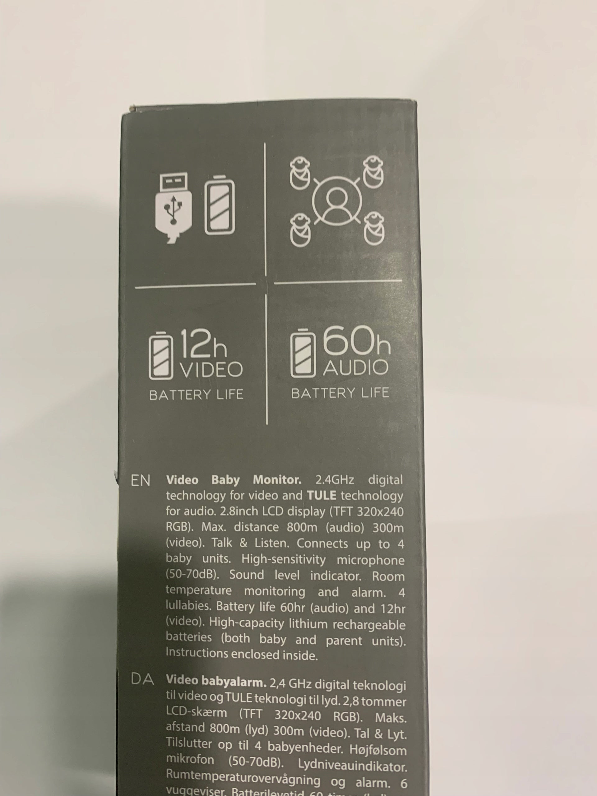 Niania elektroniczna Nuvita czarny Brand Nuvita