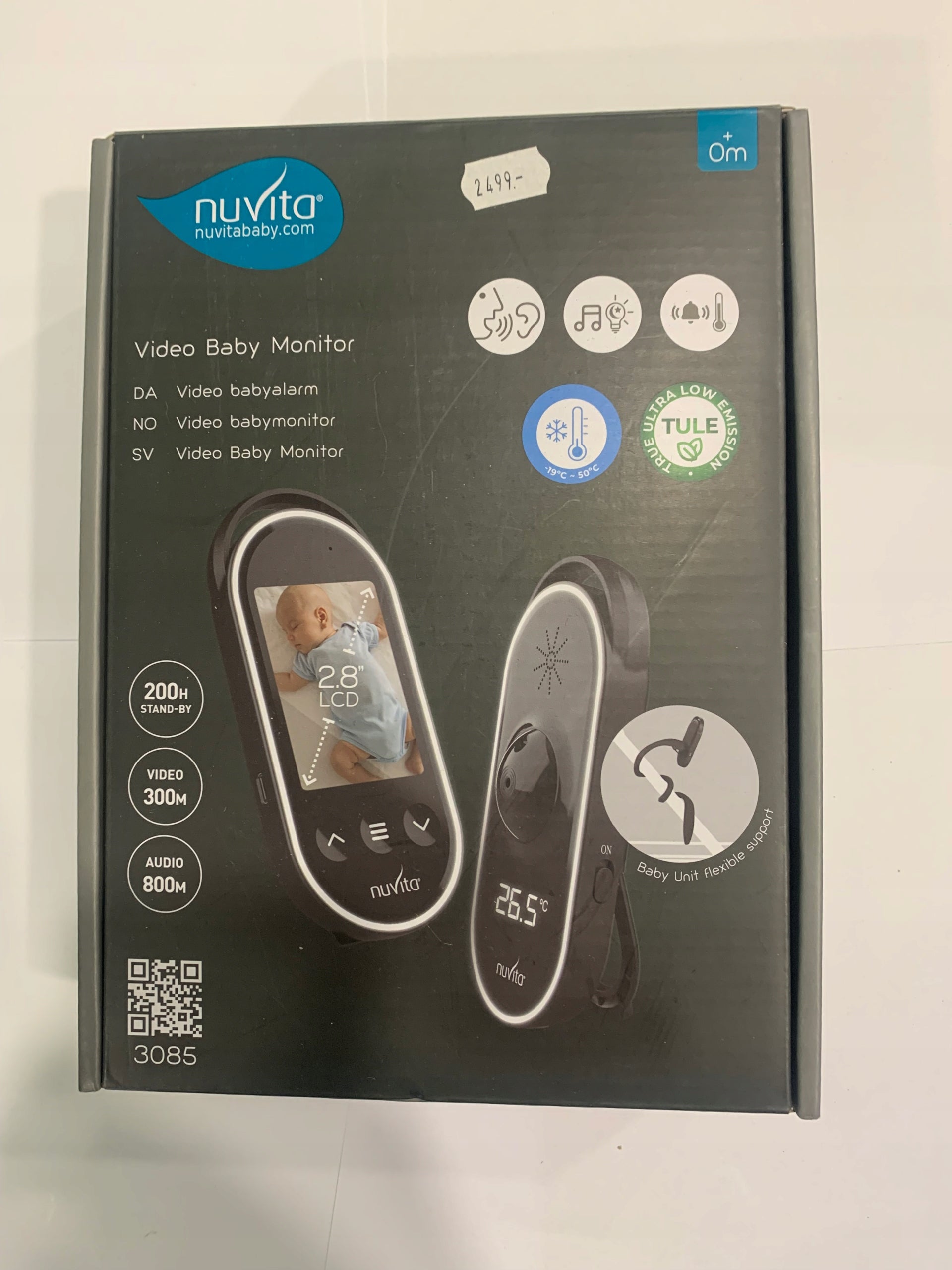 Niania elektroniczna Nuvita czarny Kind electronic nanny