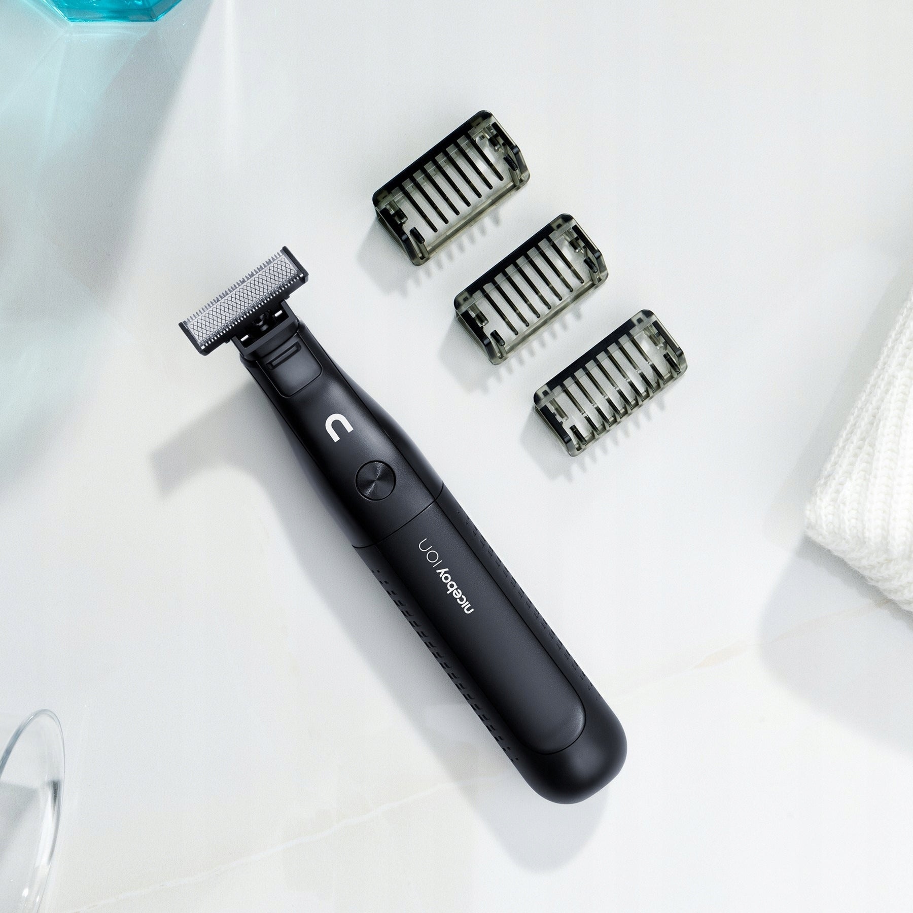 Niceboy ION AirBlade Shaver Body Beard Trimmer 1 mm 3 mm 5 mm 90 minutes Manufacturer code 8594182426847