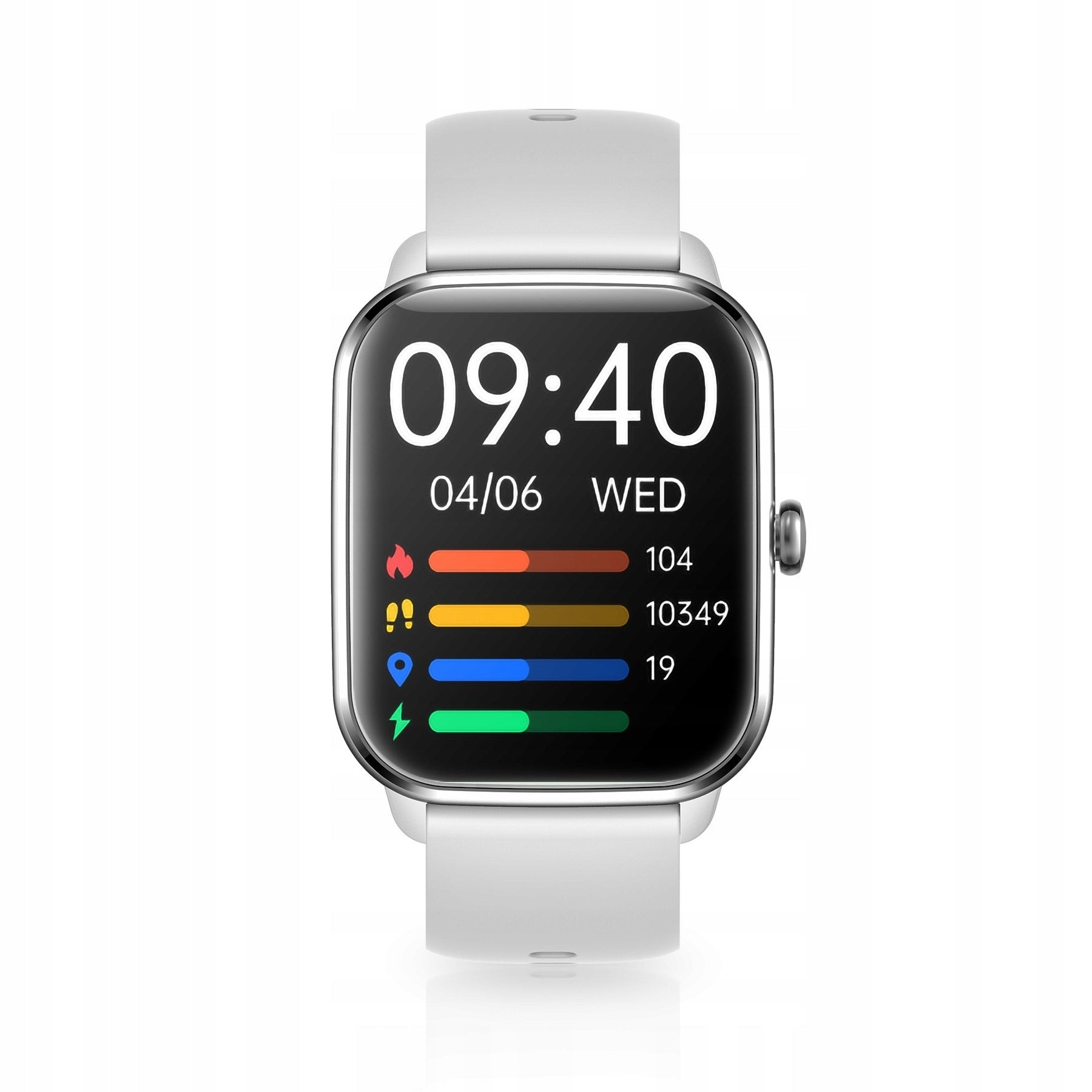 Niceboy Watch 3 Arctic Silver Smartwatch Silver 1,85 IP67 Metal Case Packaging status original