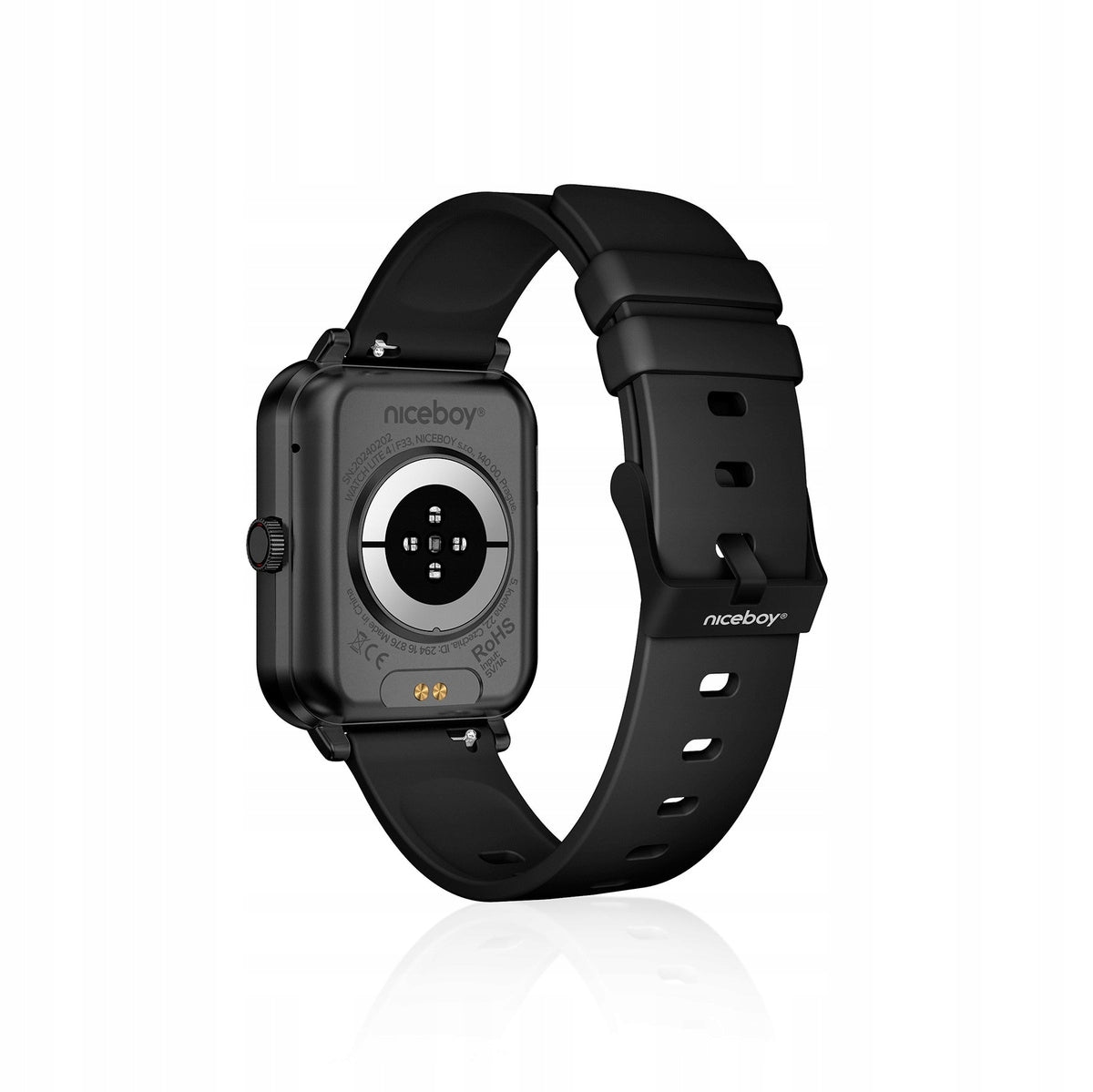 Niceboy Watch 4 lite Carbon Black 1,83" IP67 20 mm Blood Pressure Packaging status original