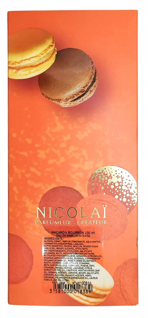 Nicolai Macaron Bourbon Intense EDP 100ml Manufacturer code 00816