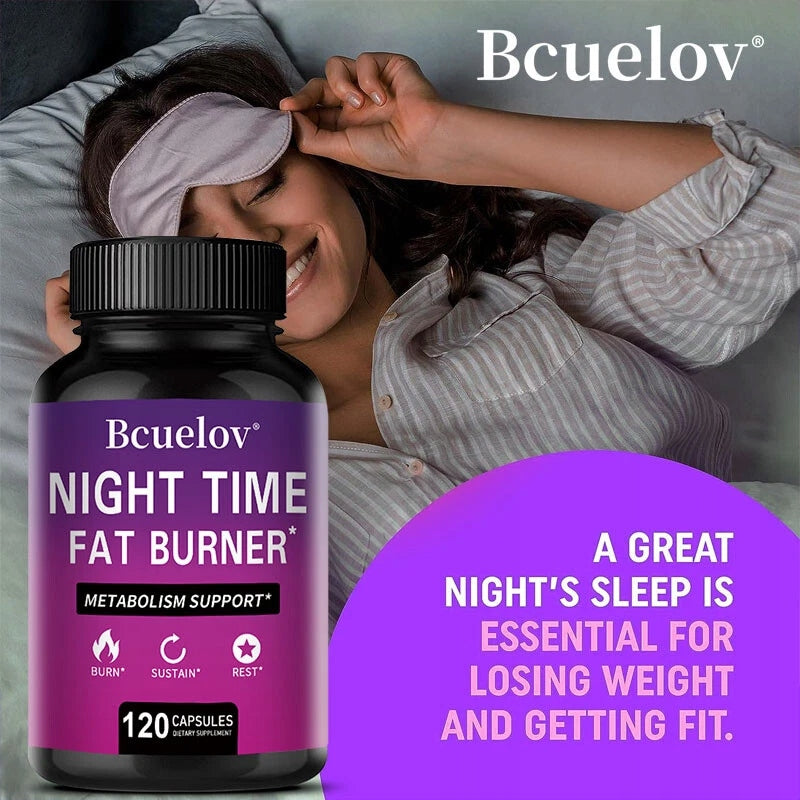 Night Fat Burn – Night Fat Burner – Dietary and Episode Support Capsules Expiration date at least 1 year from the date of purchase