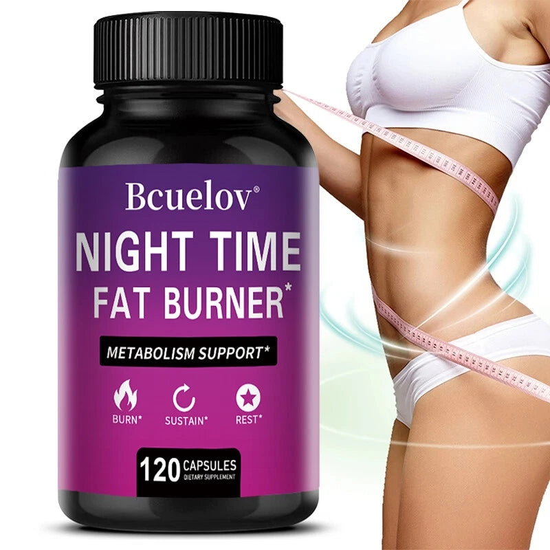 Night Fat Burn – Night Fat Burner – Dietary and Episode Support Capsules Packaging status original