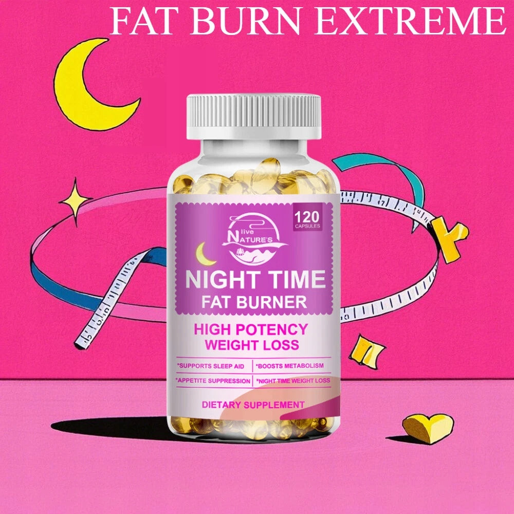 Night Time FAT BURN EXTREME – Weight Loss Pills – THE STRONGEST... Packaging status original