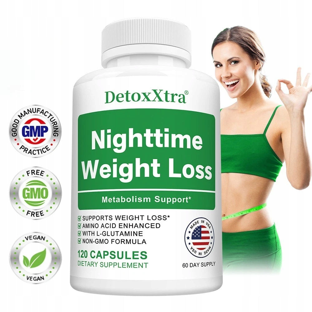 Night Weight Loss Capsules – Fat Burner – Metab Support Packaging status original