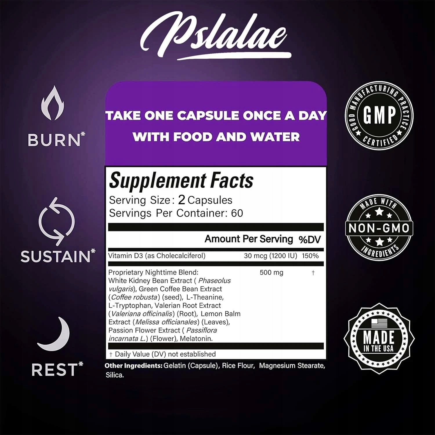 Night fat burner – weight loss, appetite suppression, metabolization support Expiration date at least 1 year from the date of purchase