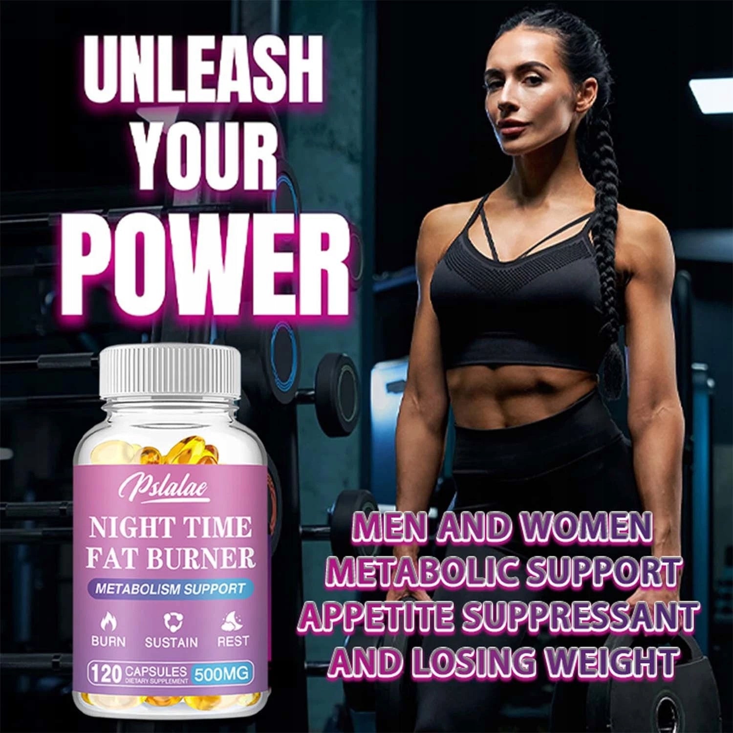 Night fat burner – weight loss, appetite suppression, metabolization support Packaging status original