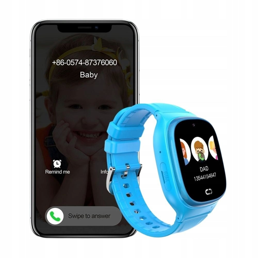 Nikcorp Smartwatch Children's Watch GPS Function Blue Manufacturer code ZE000017