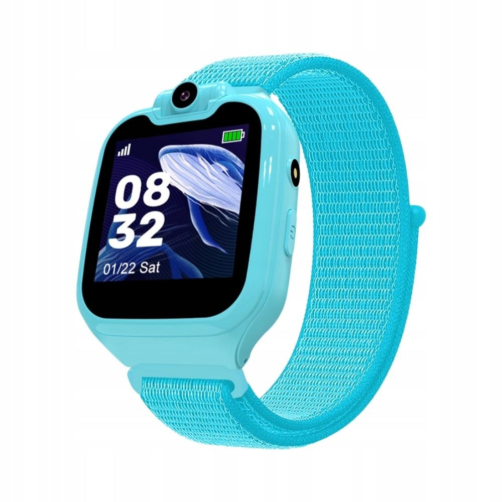 Nikcorp Waterproof Smartwatch for Kids Multifunctional Blue