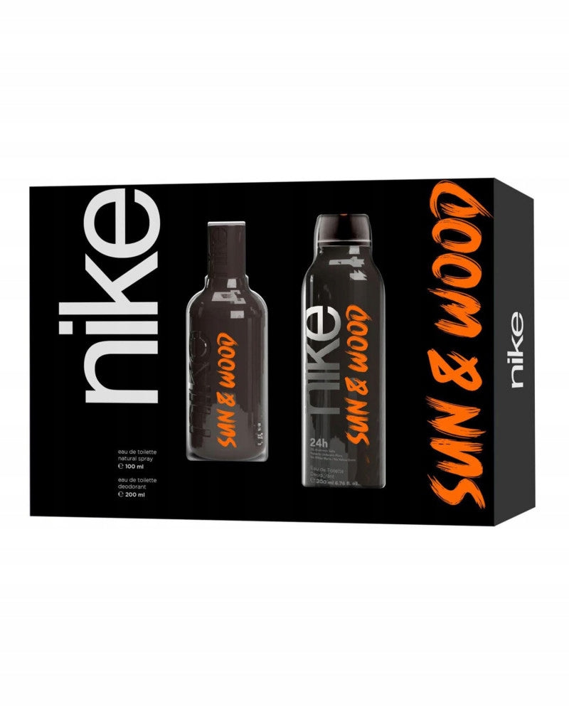 Nike SUN & WOOD EDT Set - 100ml + Deodorant - 200ml