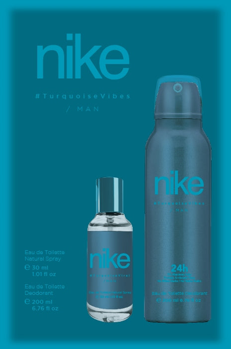 Nike Turquoise eau de toilette for men 30 ml + deodorant spray 200 ml