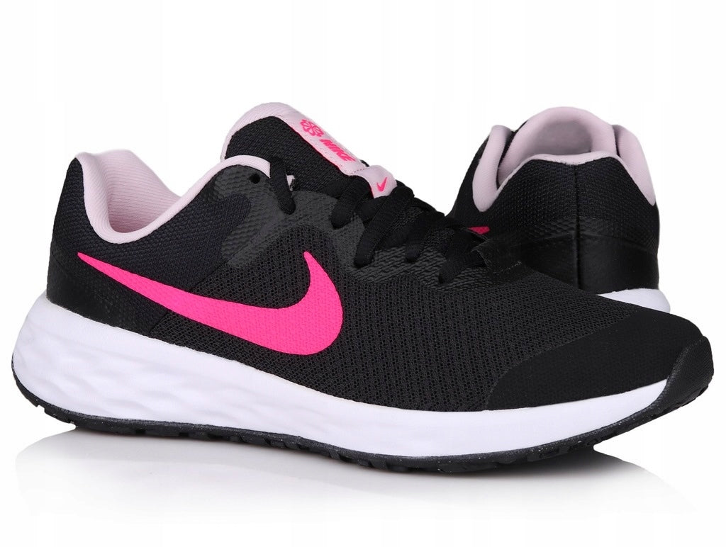 Laufschuhe für Kinder Nike Revolution 6 Jr, schwarz 