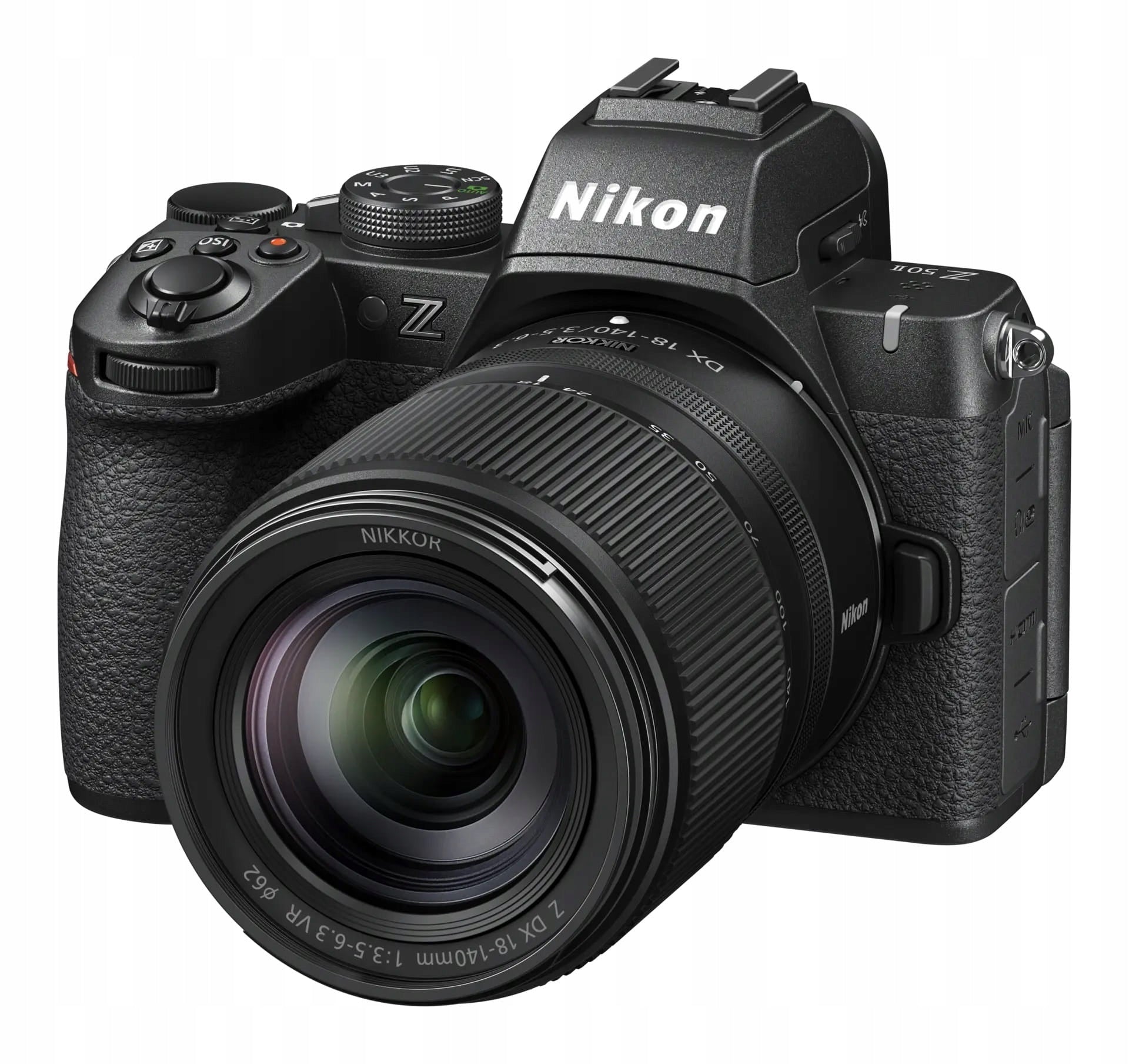 Nikon Z50 II kit 18-140 mm VR - photos 4K, APS-C, fast AF