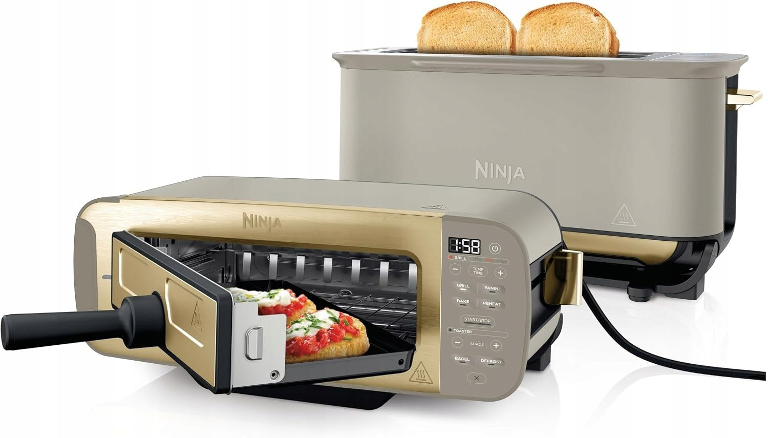 Ninja toaster oven 3in1 Toaster 7 functions 7 settings stone gold 1200W