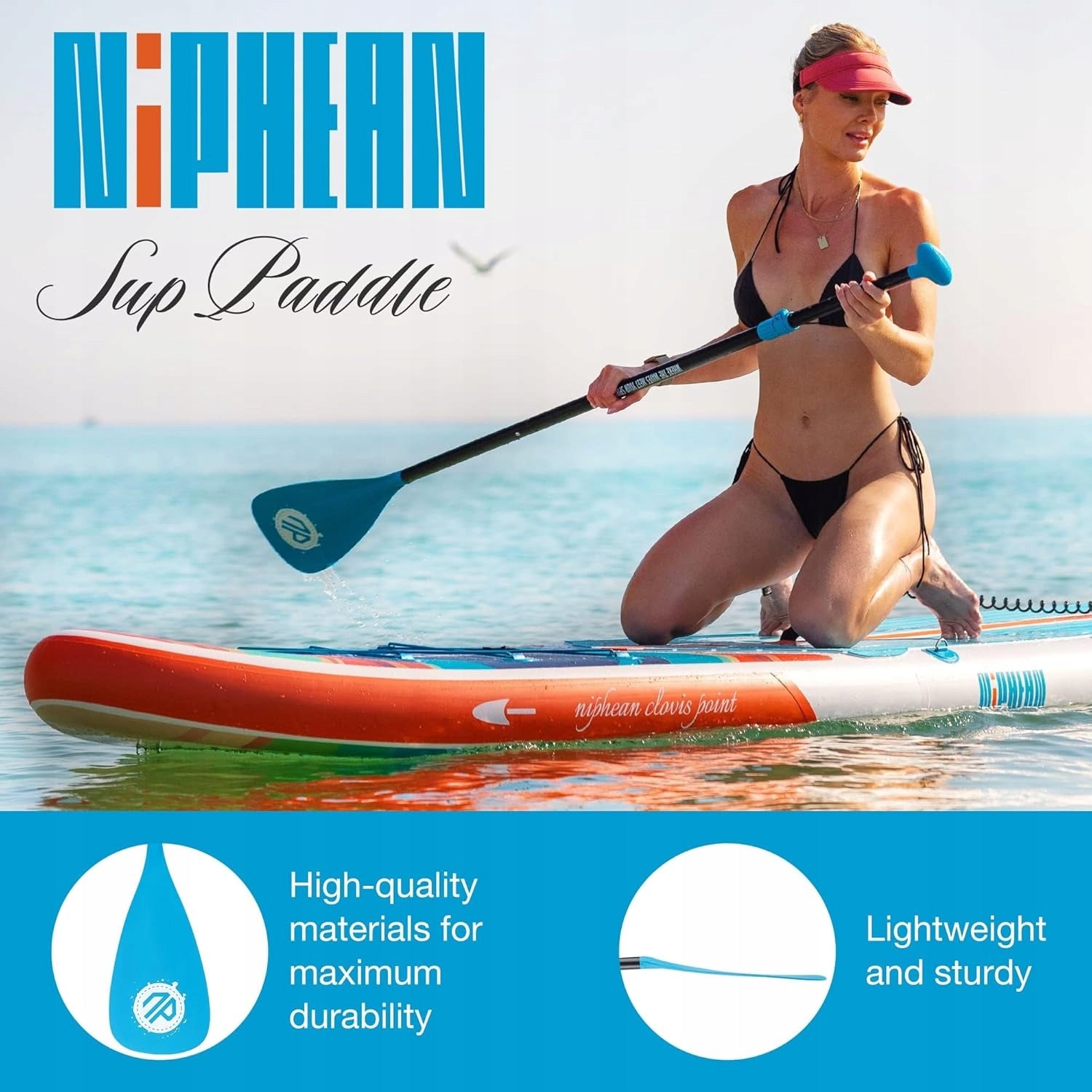 Niphean Paddle Adjustable Kayak Paddle Kind adjustable folding