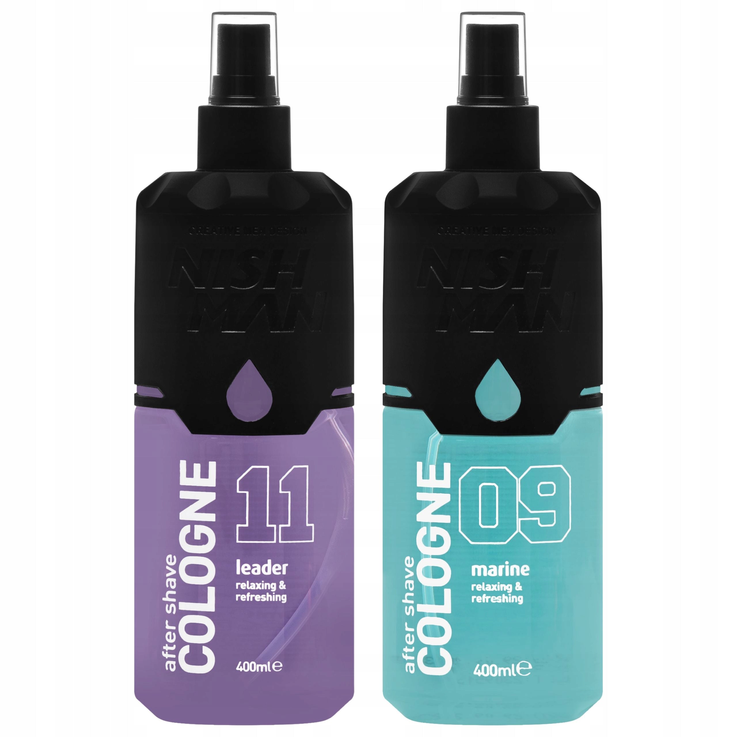 Nishman After Shave Cologne Leader 400ml + After Shave Cologne Marine 400ml