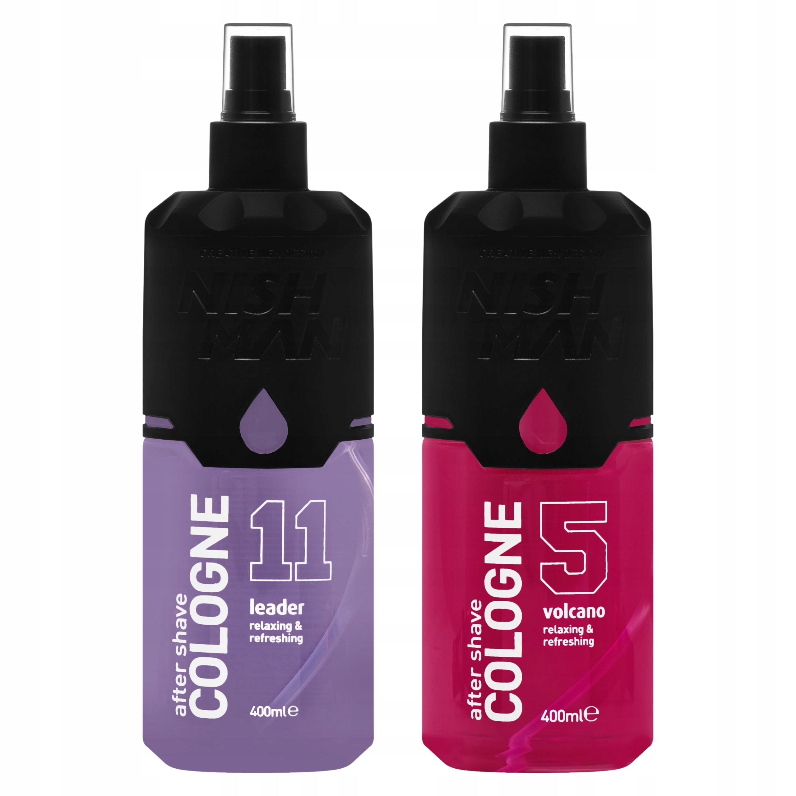Nishman After Shave Cologne Leader 400ml + After Shave Volcano 400ml set
