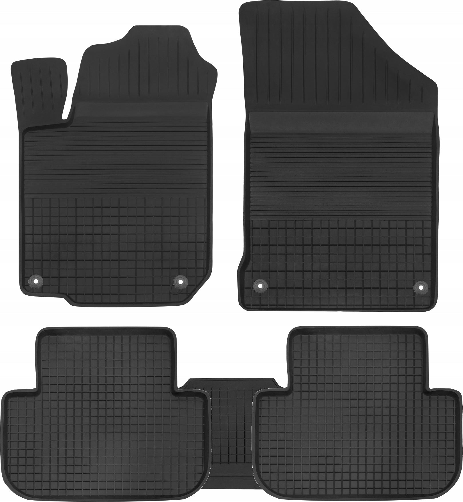 Nissan Qashqai I (2006-2013) Rubber Rugs TUNEL