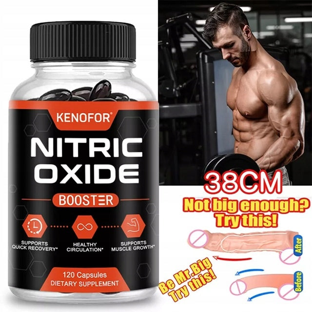 Nitric oxide booster, enhances blood circulation, 120 capsules Manufacturer code Kenofor