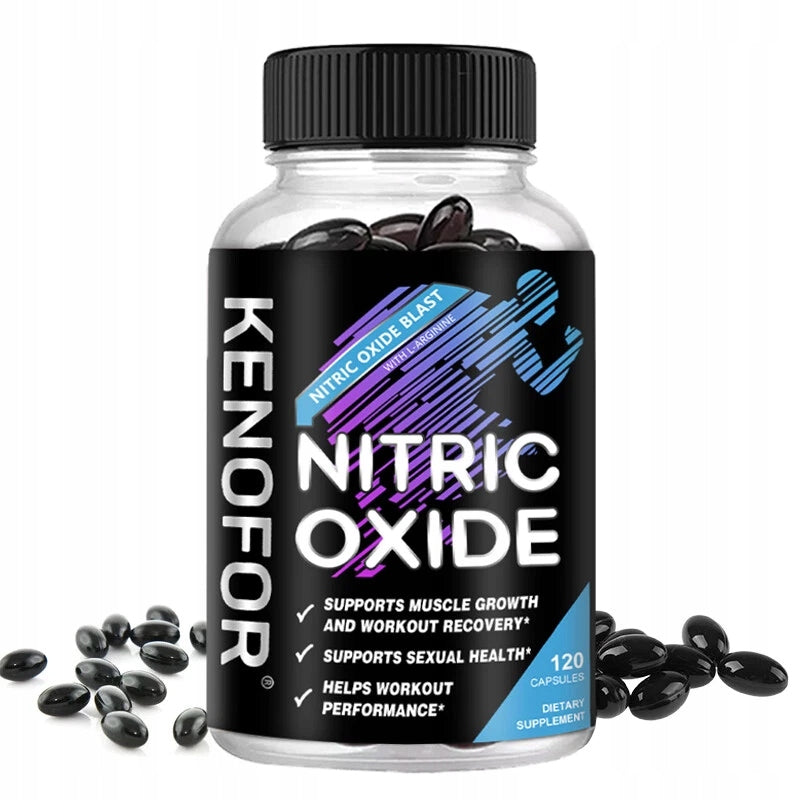 Nitric oxide booster improves strength and endurance, promotes muscle growth