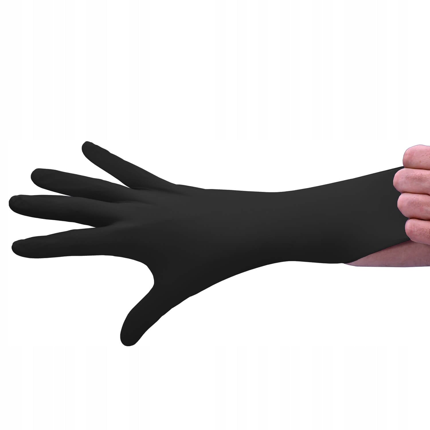 Nitrile gloves strong NITRYLEX BLACK 100sz MERCATOR BLACK M Manufacturer code Rękawice nitrylowe robocze rękawiczki
