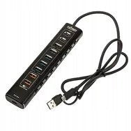 Nitro Concepts UH1, 10-Port USB Hybrid Hub, USB 3.2