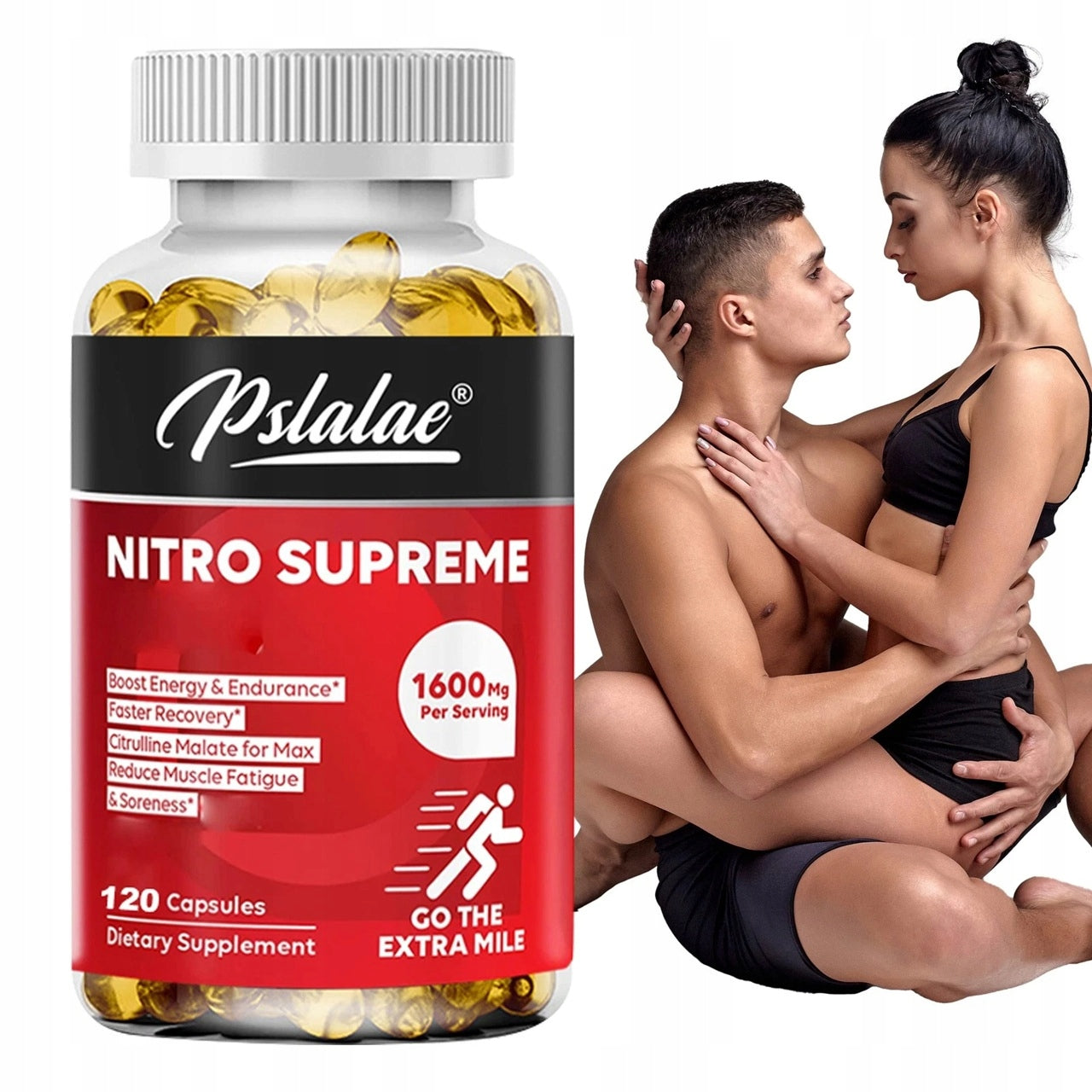 Nitro Supreme-Support Energy & Endurance Boost, Men's Health, Booster Packaging status original