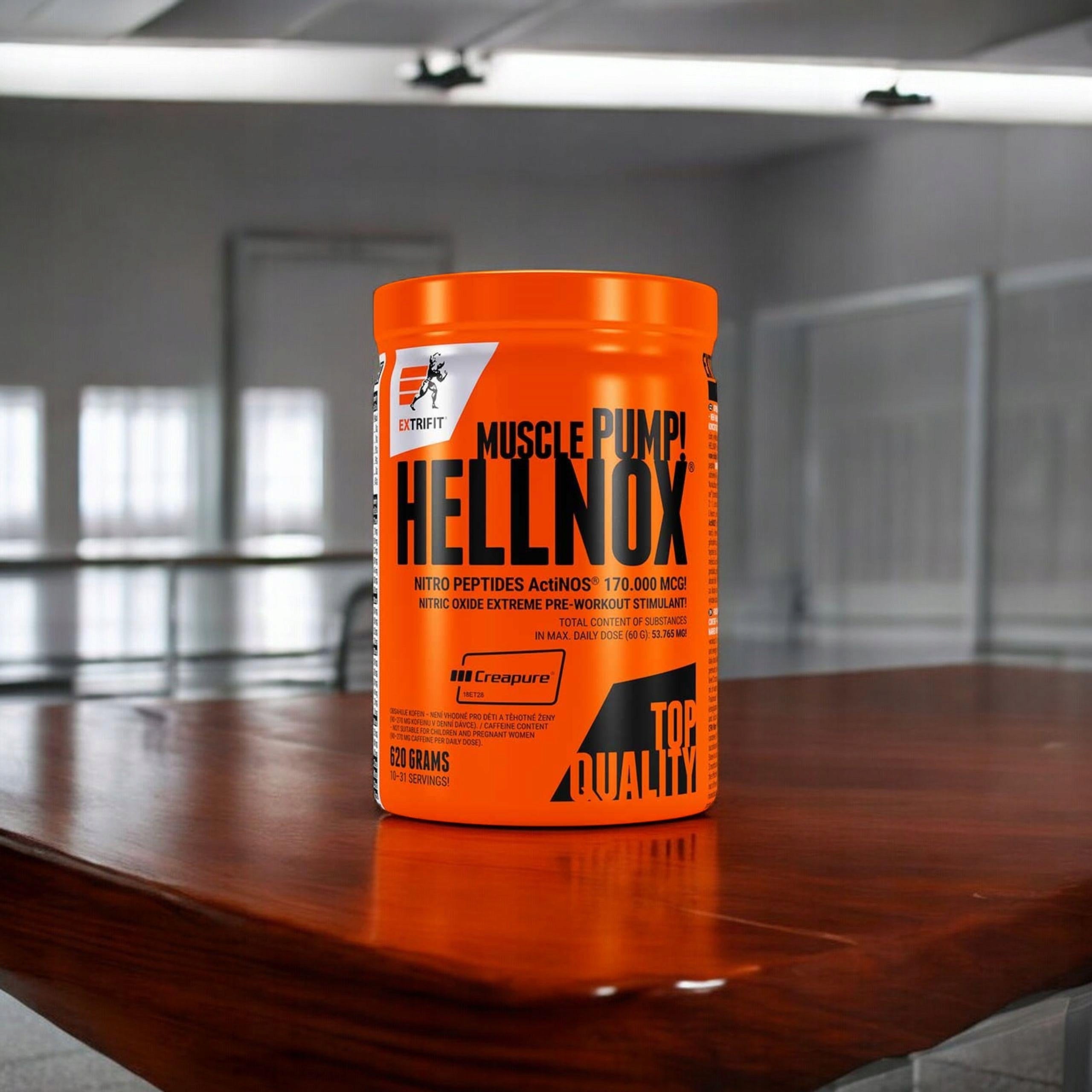 Nitrogen Booster EXTRIFIT HELLNOX 620g AAKG Arginine Citrulline Apple Expiration date at least six months from the date of purchase