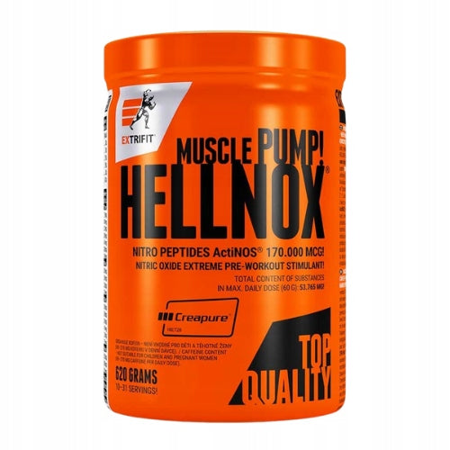 Nitrogen Booster EXTRIFIT HELLNOX 620g AAKG Arginine Citrulline Apple Packaging status original