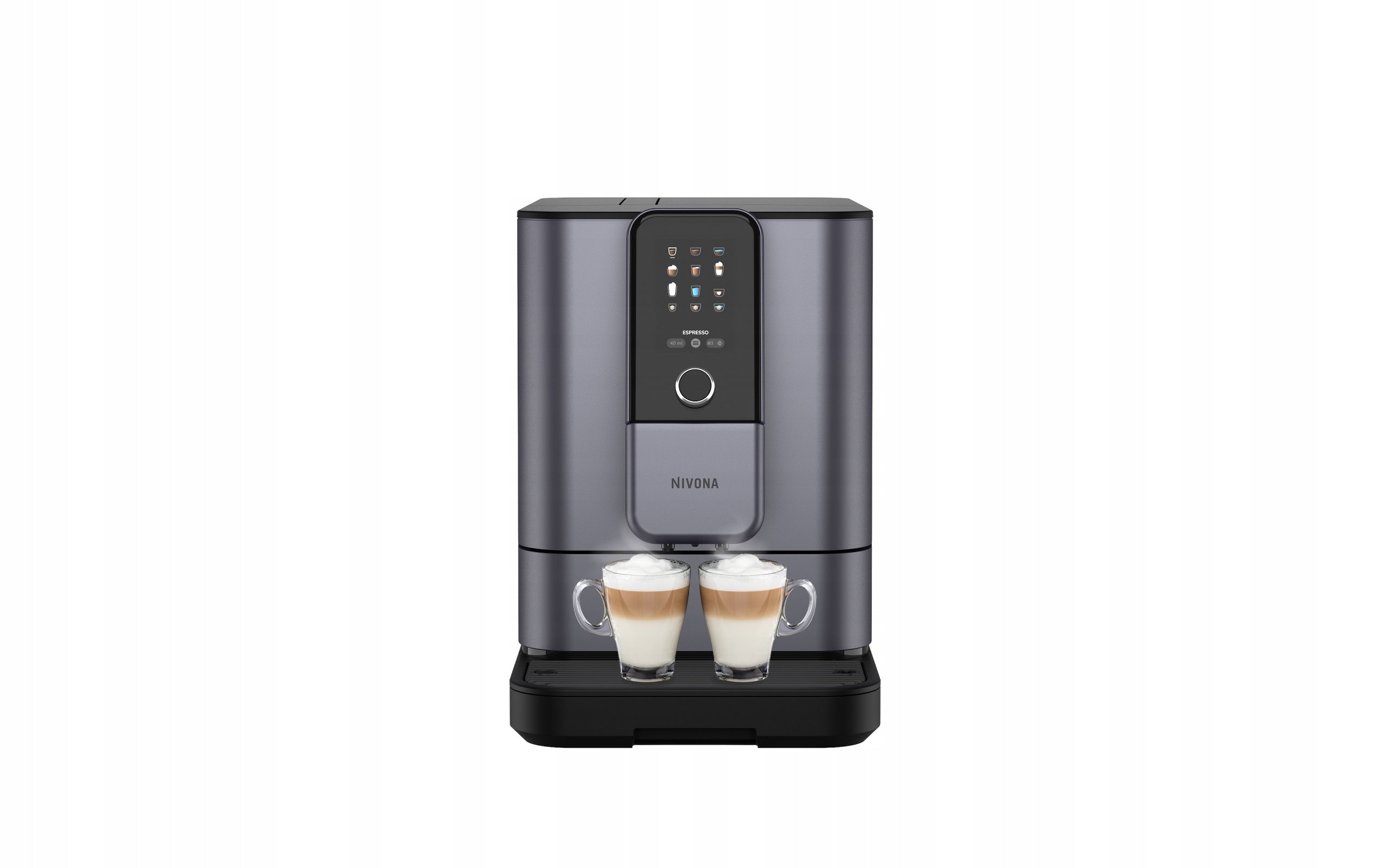 Nivona NIVO 8107 1455 W automatic espresso machine silver/gray