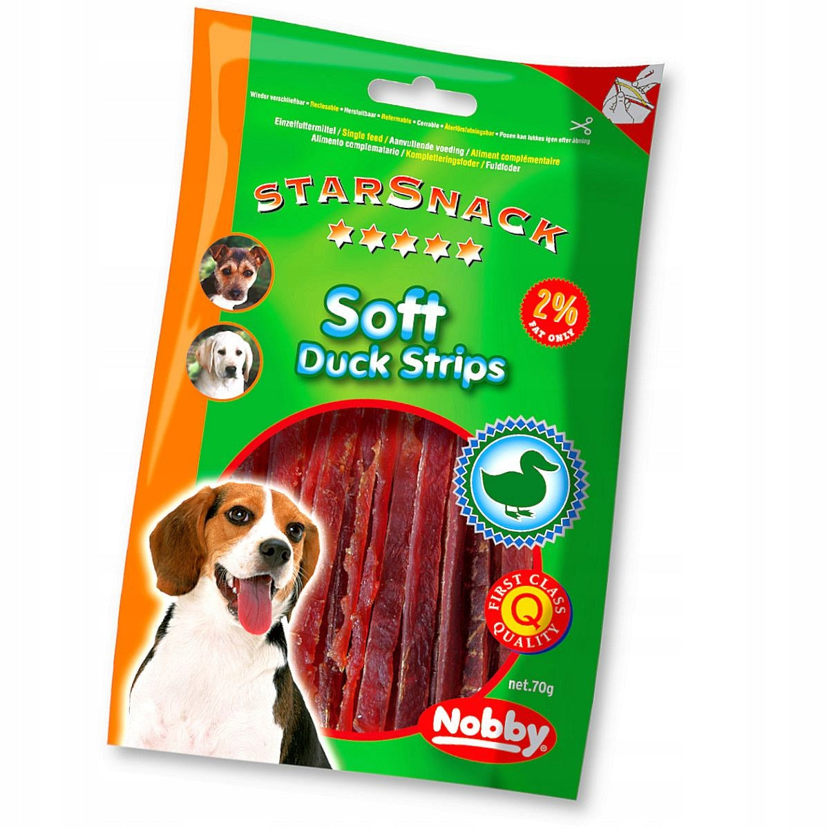 Nobby StarSnack Soft Duck Strips 70g Volume 1 ml