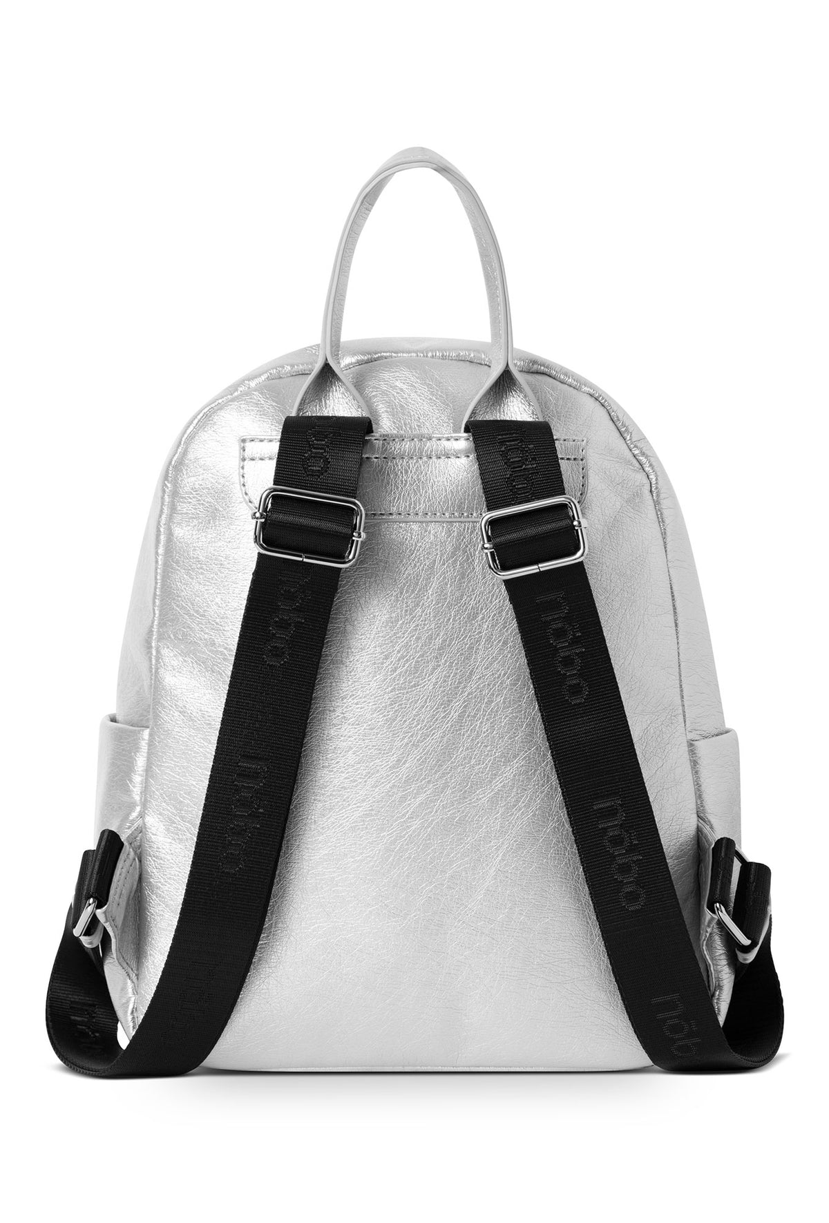 Nobo Medium glossy backpack Color silver