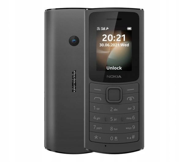 Nokia 110 4G Dual SIM Black Color black