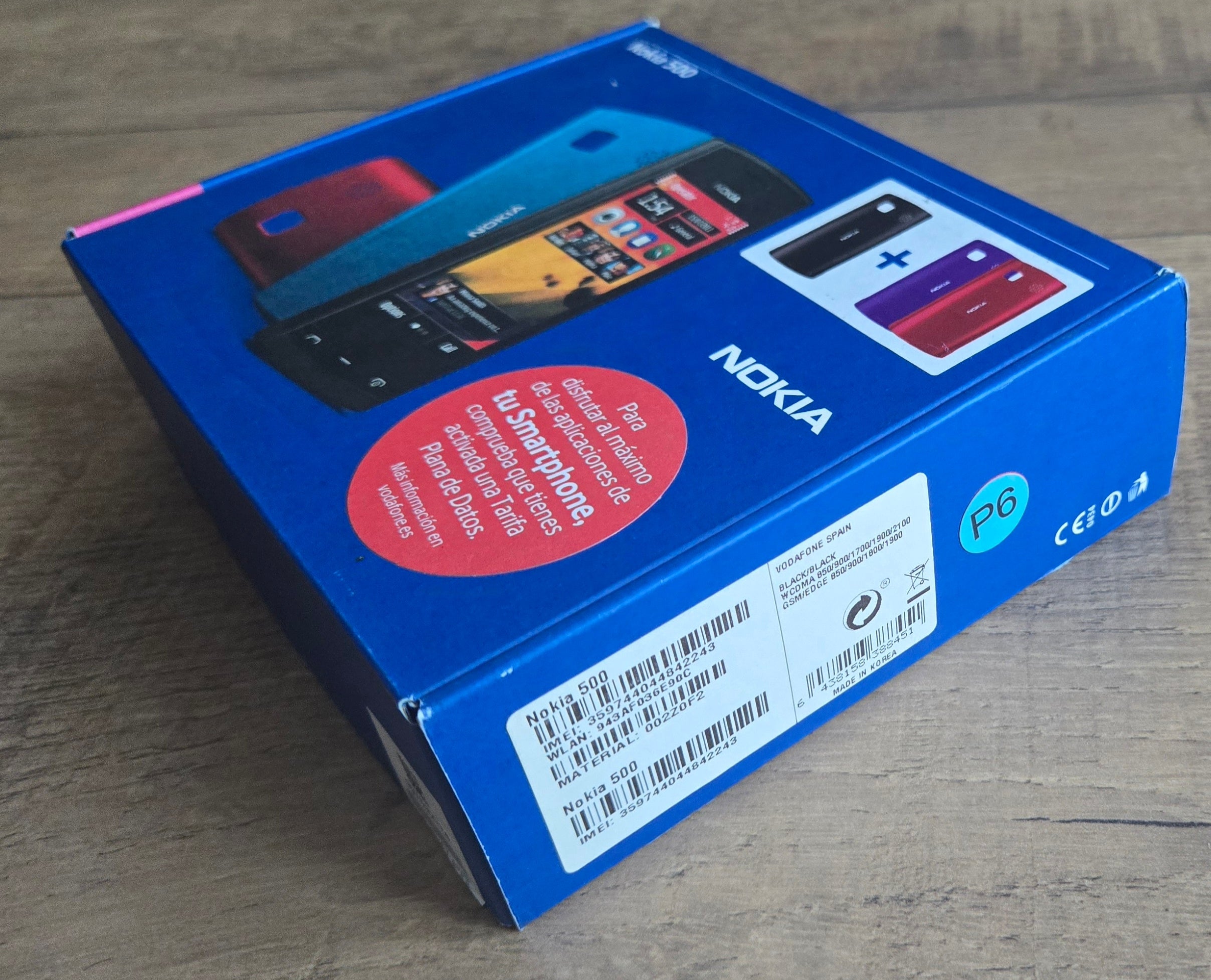 Nokia 500 Black Set ! NEW ! Seal ! UNIQUE ! For the Collector ! Charger included yes