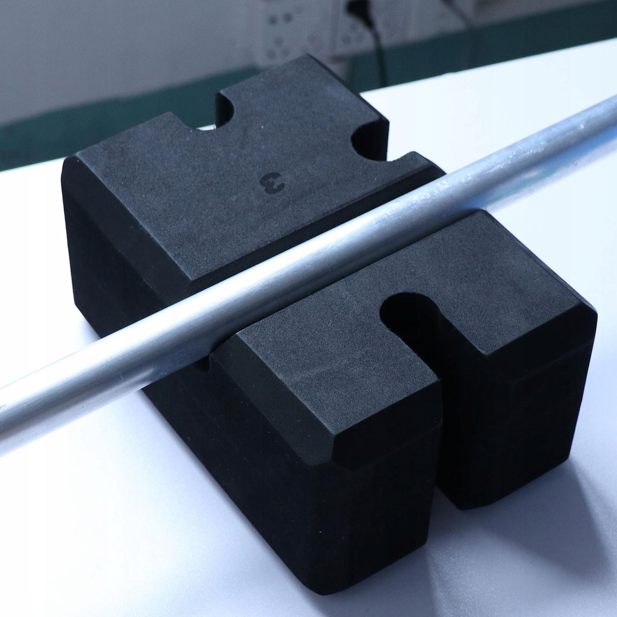 Non Bench Press Block, Adjustable Deep Squat Trainer Bench Block Fits L