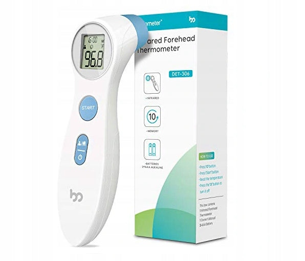 Non-Contact Instant Frontal Thermometer with Fever Alarm Packaging status original