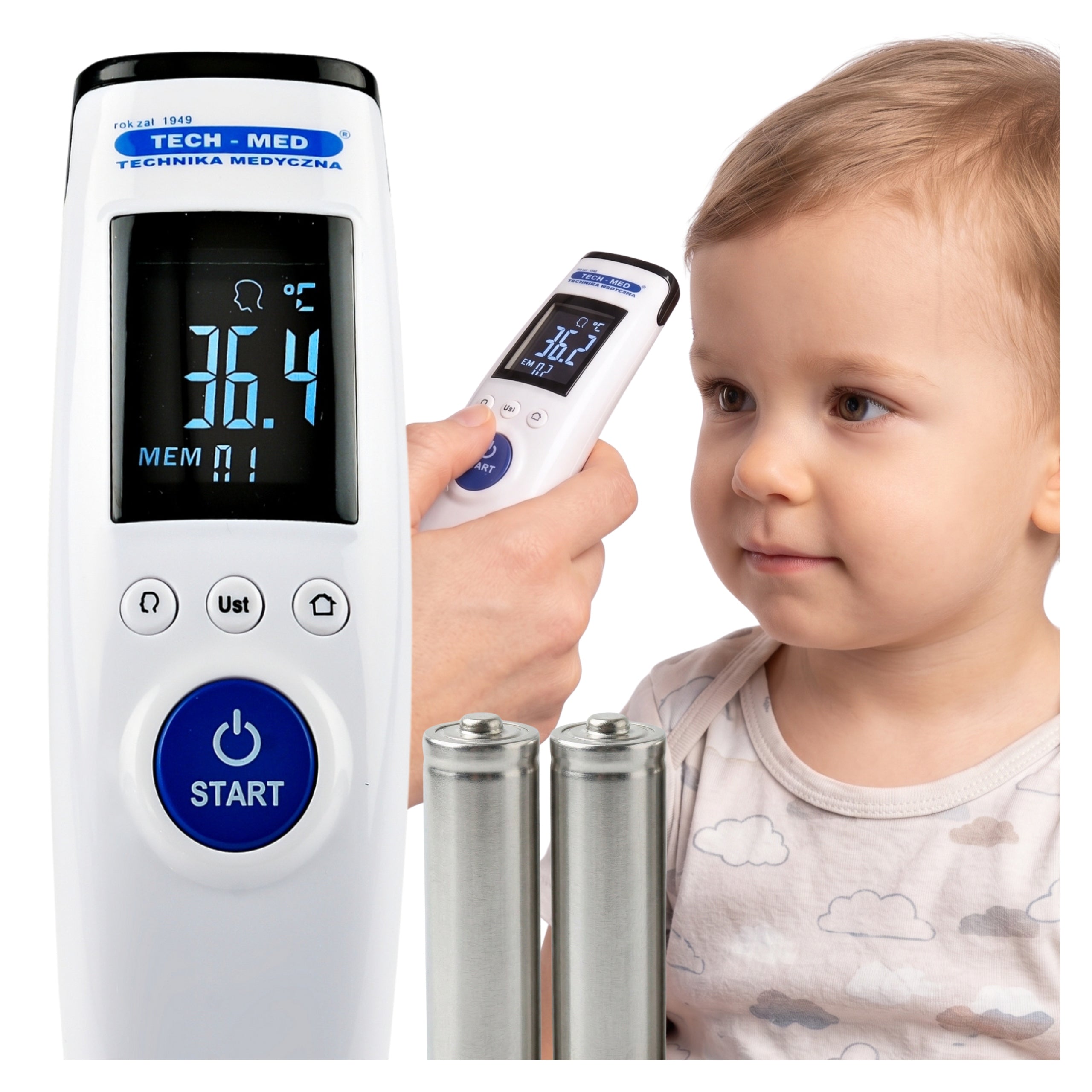 Non-Contact Thermometer For Children Medical Quick Measurement Tech-Med