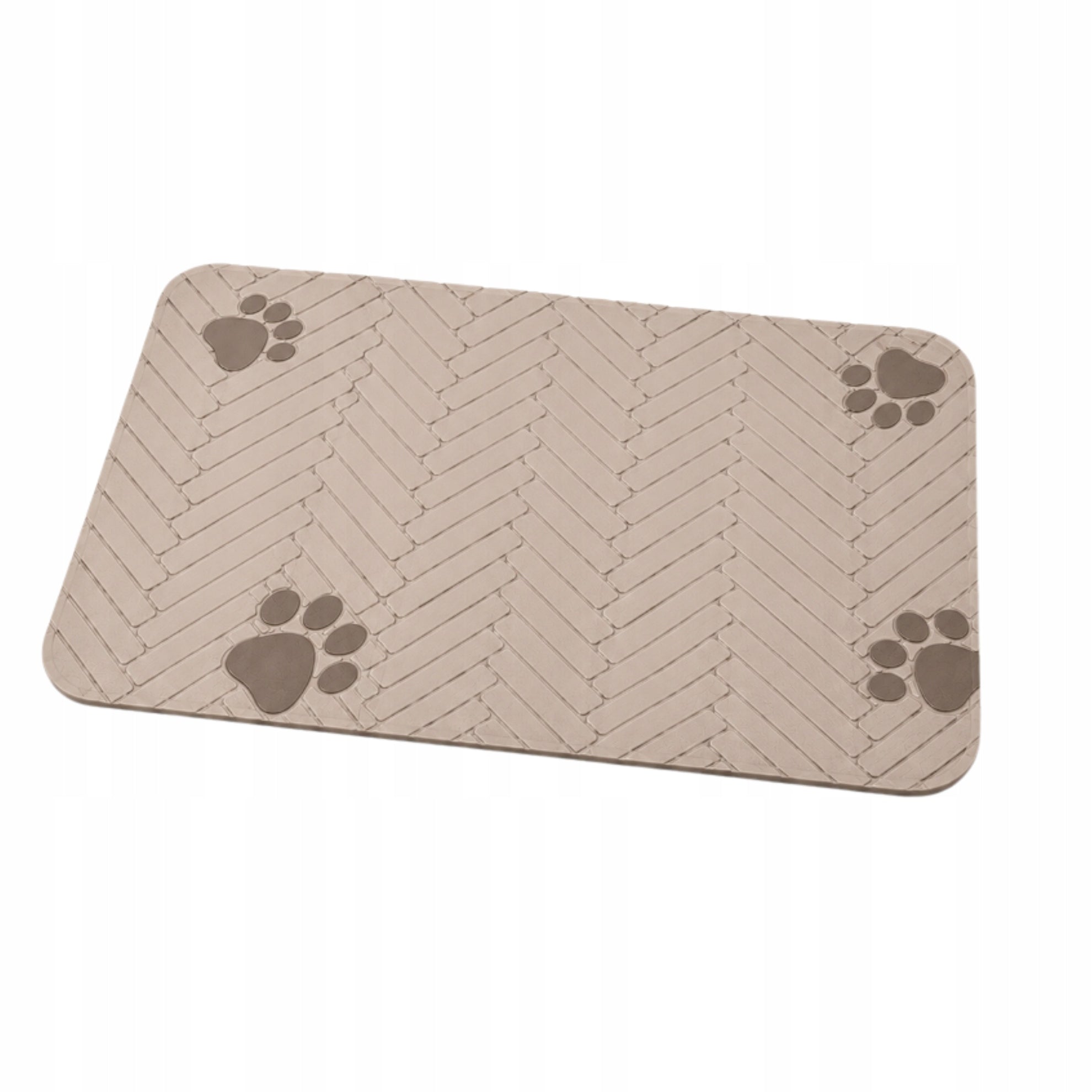 Non-Slip Cat Dog Bowl Mat Protective Mat 30x40cm Brand no brand