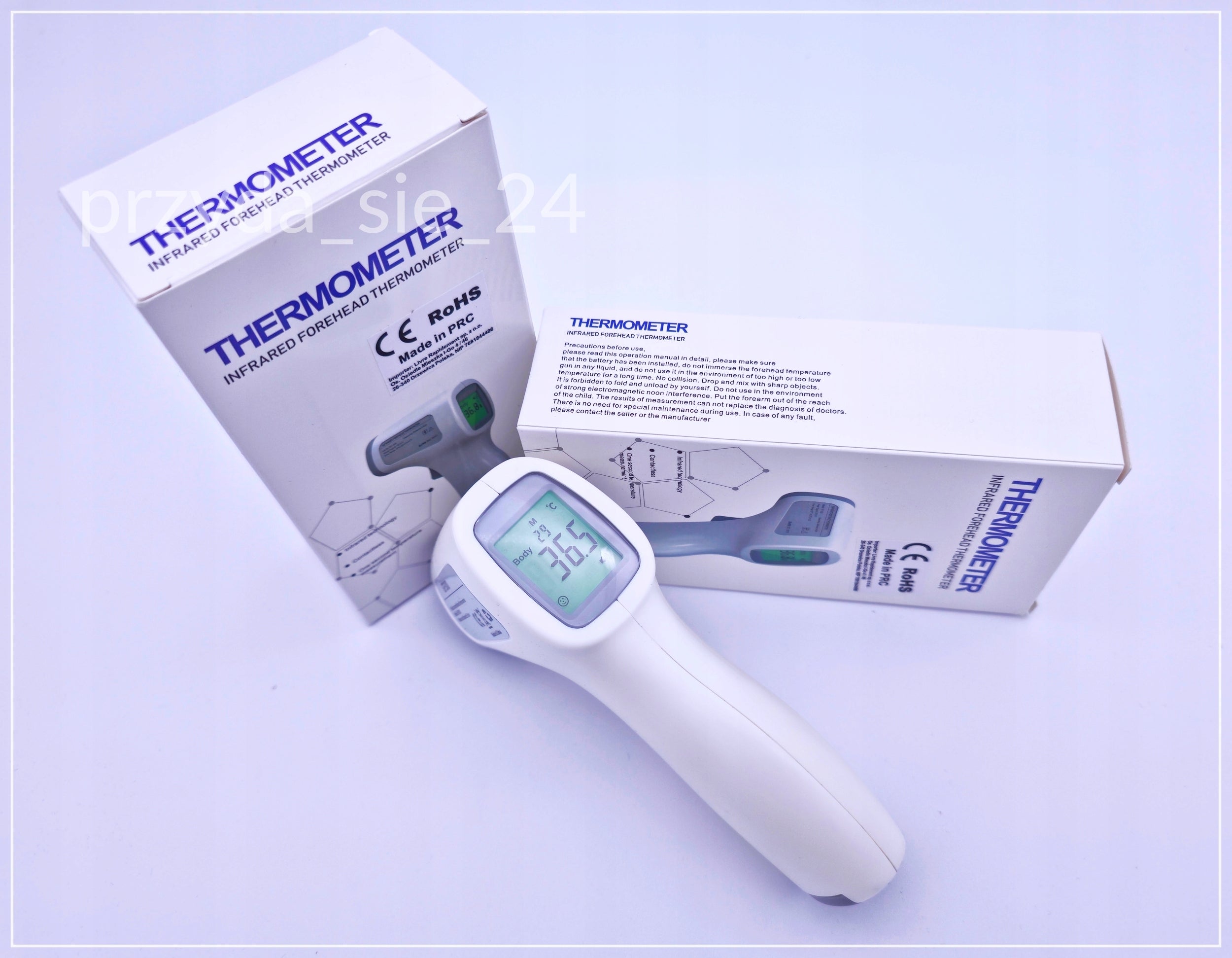Non-contact infrared thermometer- Quick measurement!