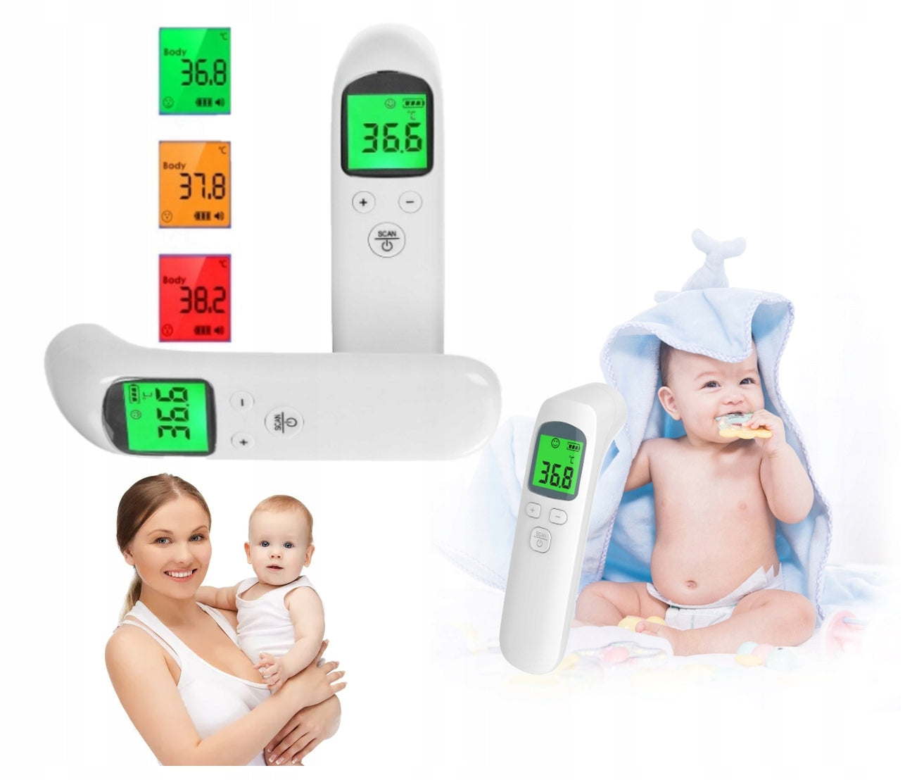 Non-contact thermometer Accurate for CHILDREN +Batteries